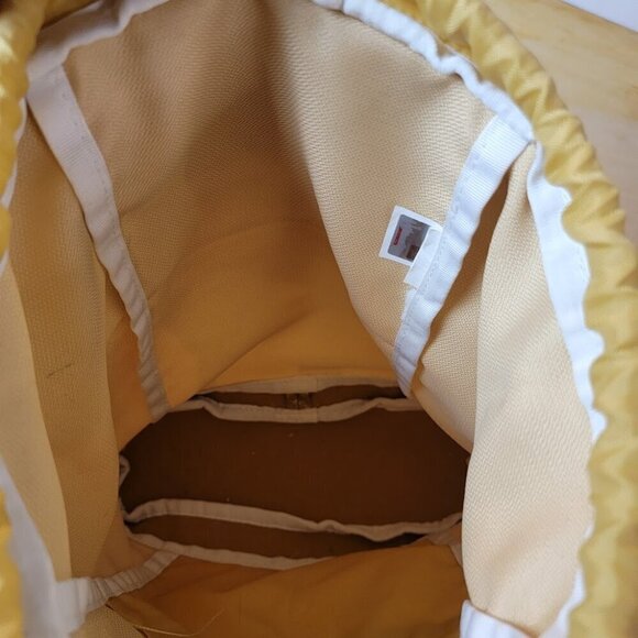 Jansport Abbie Gold Drawstring Mini Soft Backpack - Picture 7 of 13